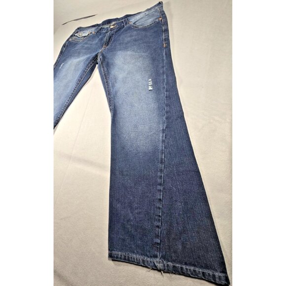 RARE VINTAGE TRUE RELIGION JOEY JEANS MEN'S 38x32 SAMURAI EMBROIDERED Y2K USA - Picture 4 of 16